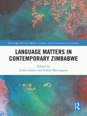 cover image of Language Matters in Contemporary Zimbabwe